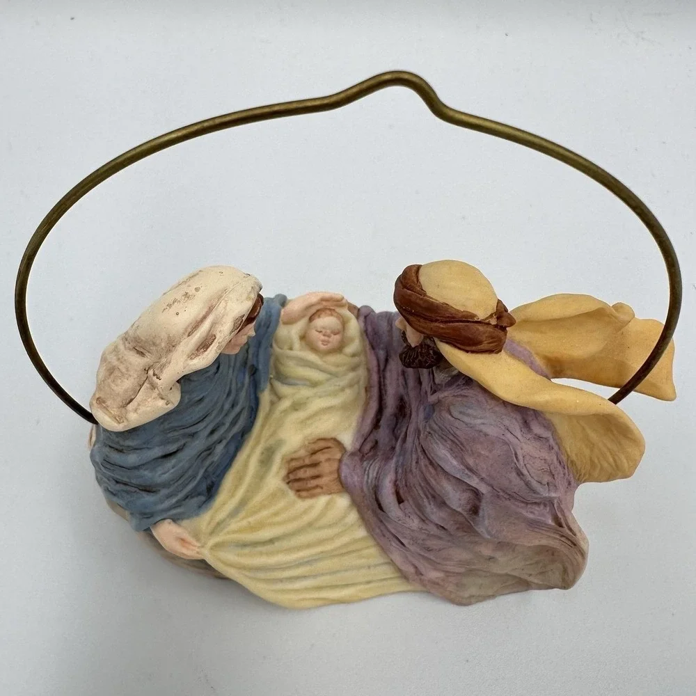 Vintage Hallmark 1996‎ Christmas Joy Nativity Keepsake Ornament Duane Unruh